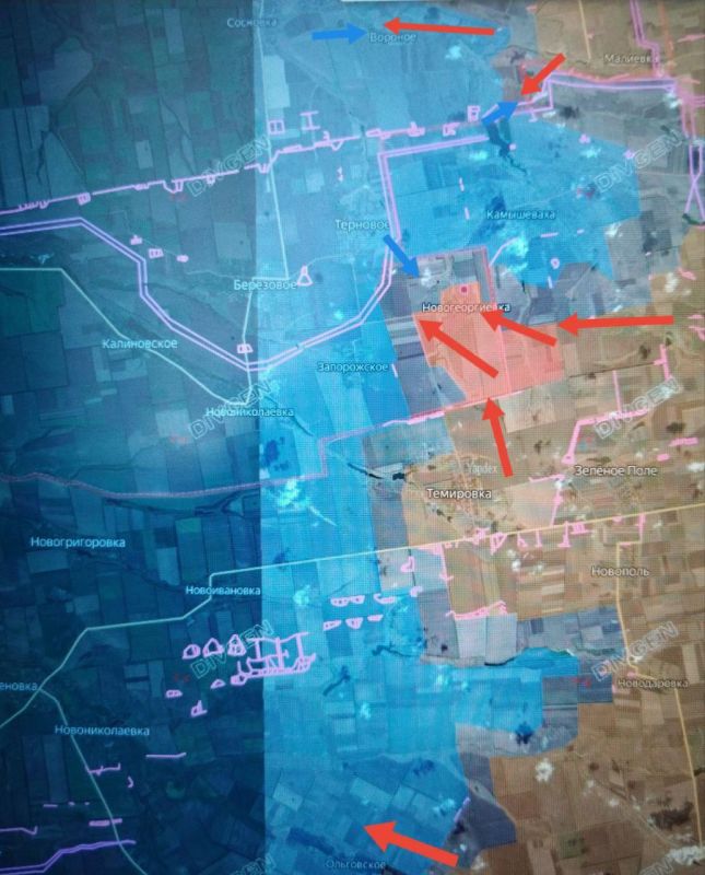 Юрий Котенок: Запорожское направление (правый фланг, северо-восточнее Гуляйполя)