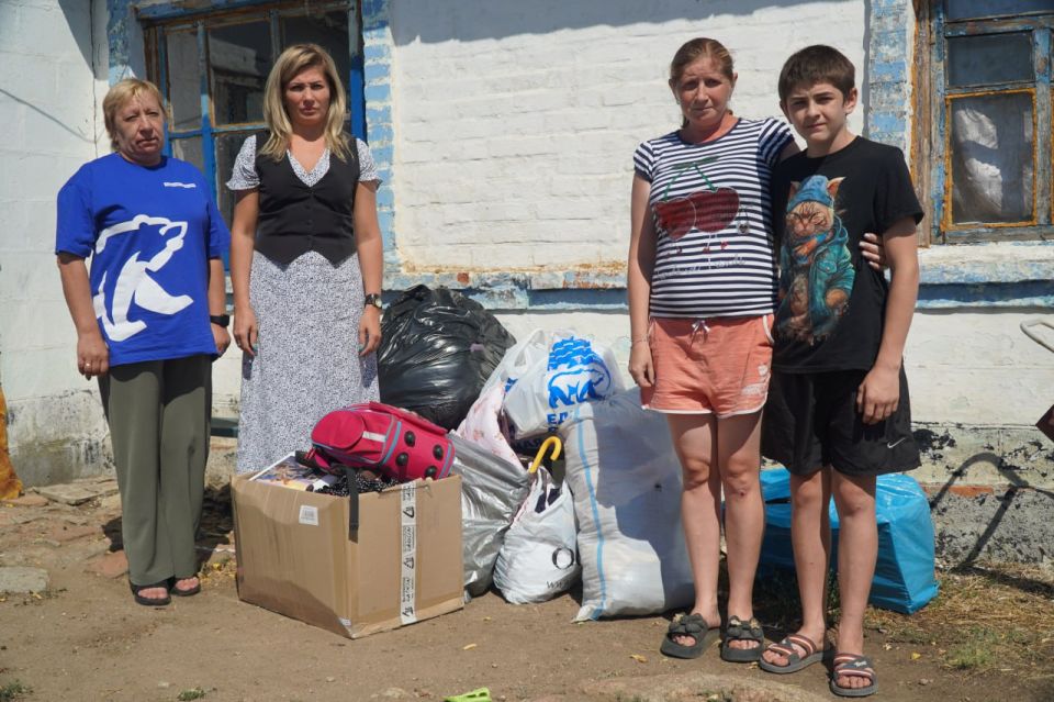 Забота о каждом: в Троицком оказана гуманитарная поддержка семье