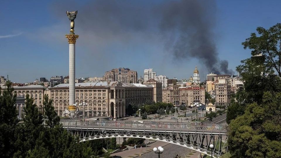 В Киеве произошли взрывы на фоне воздушной тревоги