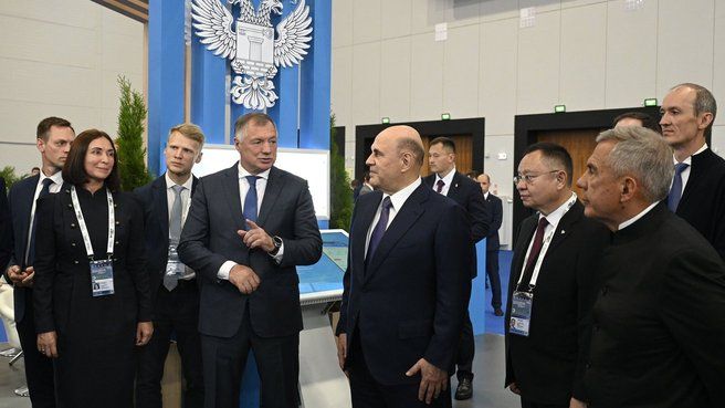 Михаил Мишустин принимает участие в работе Всероссийского форума «Развитие малых городов и исторических поселений»