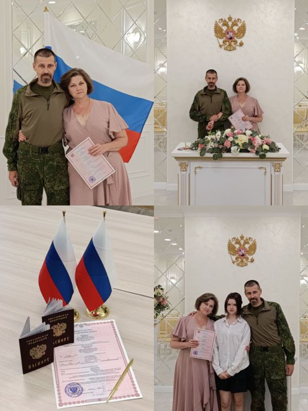 В день Государственного флага Российской Федерации, в территориальном отделе ЗАГС города Энергодар Управления ЗАГС Запорожской области проведена торжественная регистрация брака участника специальной военной операции Дмитрия...