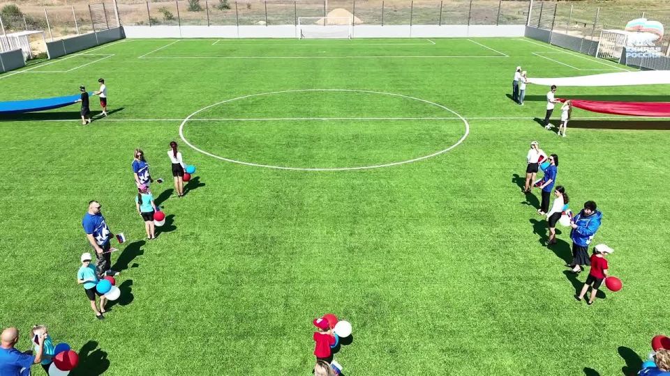 Флешмоб в Дмитровке ко Дню Государственного флага России