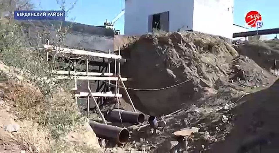 В Бердянске идёт наладка системы бесперебойного водоснабжения населения