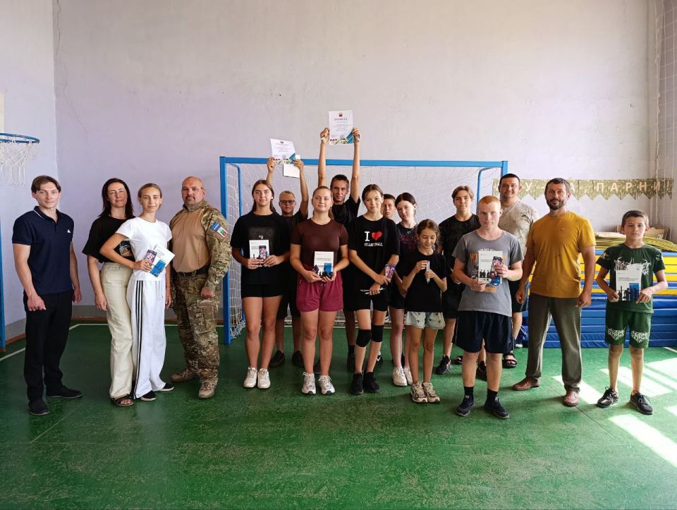 Спартакиада школьников ко Дню офицеров России в Мелитопольском округе