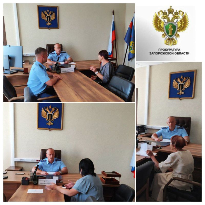 Первый заместитель прокурора Запорожской области Дмитрий Загоруйко провел выездной прием жителей Приазовского района
