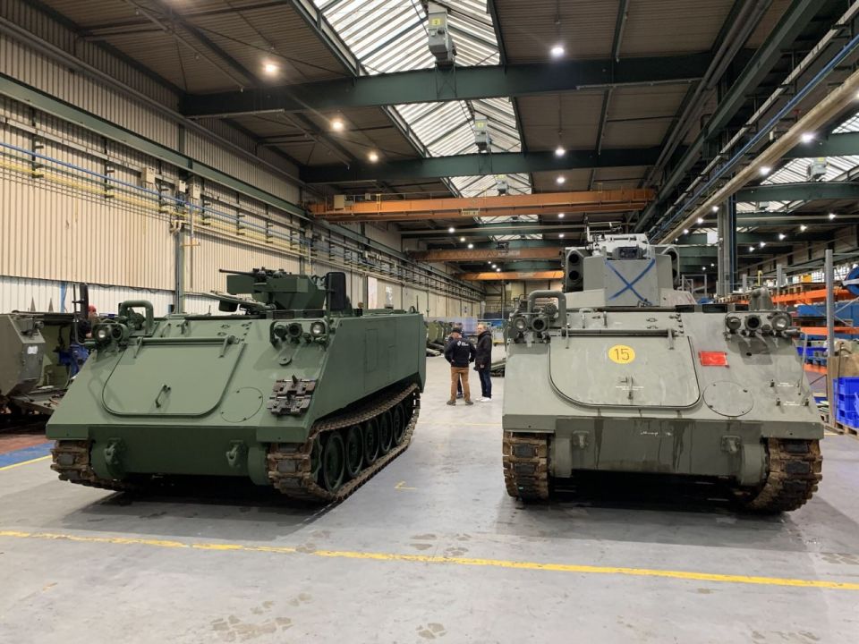 Еще одним итальянским образцом, попавшим на вооружении украинской армии стал БТР M113 на базе итальянской ЗСУ SIDAM 25