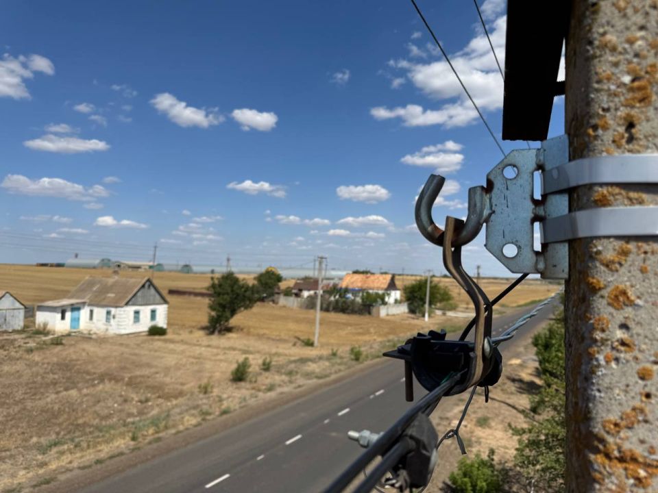 Проведены работы по обслуживанию системы уличного освещения в с. Астраханка