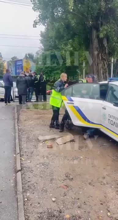 Конфликт гражданских с полицией и сотрудниками ТЦК в Хмельницке