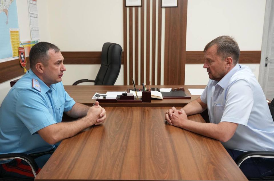 Евгений Балицкий: Провели рабочую встречу с начальником Главного управления МЧС России по Запорожской области Дмитрием Александровичем Кучерковым