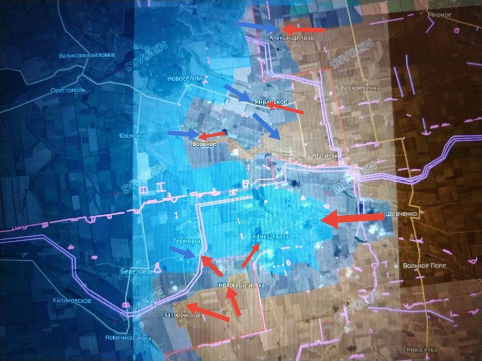 Юрий Котенок: Запорожское направление (правый фланг)