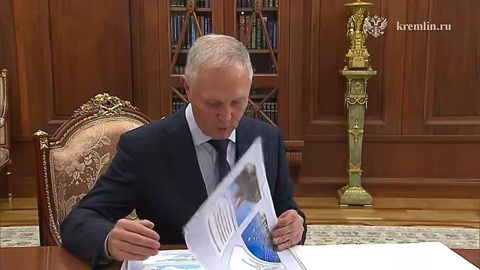 Александр Малькевич: 26 августа Владимир Путин провёл рабочую встречу с губернатором Херсонской области Владимиром Сальдо