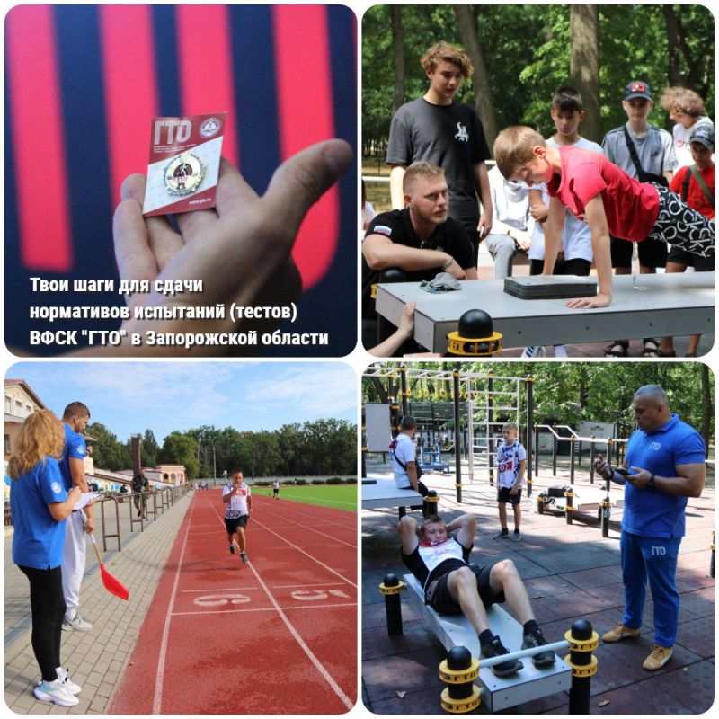 Региональный оператор ВФСК "ГТО" в Запорожской области (ГБУ ЗО "СК "Южный") предоставляет алгоритм действий для допуска к сдаче нормативов испытаний (тестов) ВФСК "ГТО" в Запорожской области