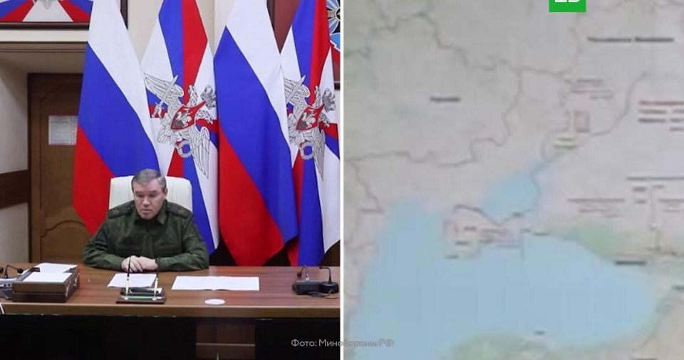 Карту Украины без Одессы и Николаева заметили на видео Минобороны