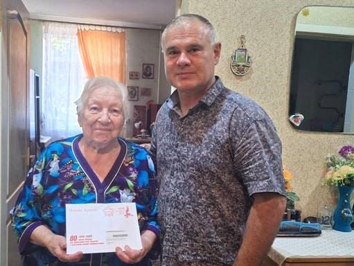 Депутаты Мелитопольского городского Совета поздравляют ветеранов с 80-летием Победы над милитаристской Японией и окончанием Второй мировой войны