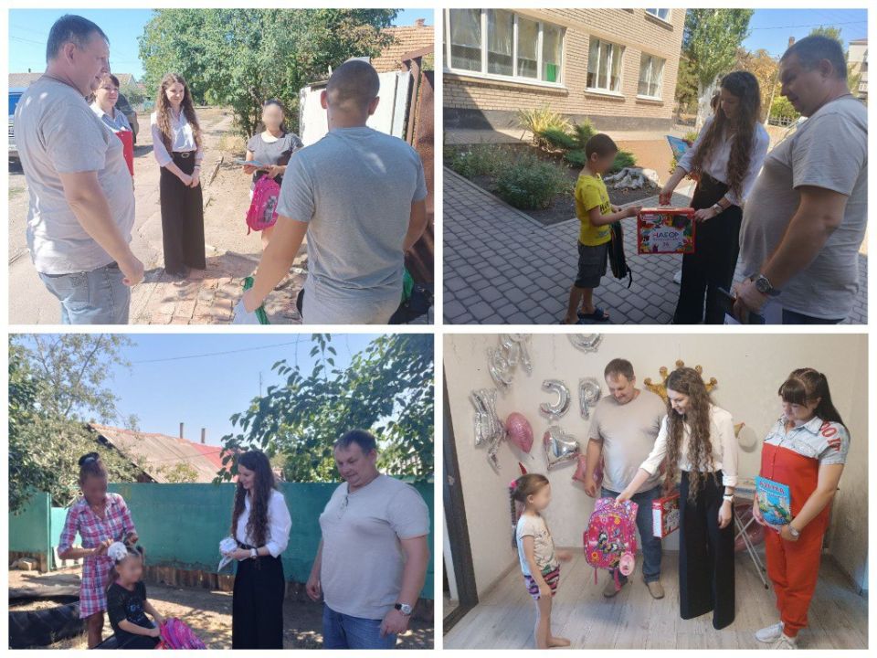 Пологовские депутаты снова помогают собрать ребят в школу