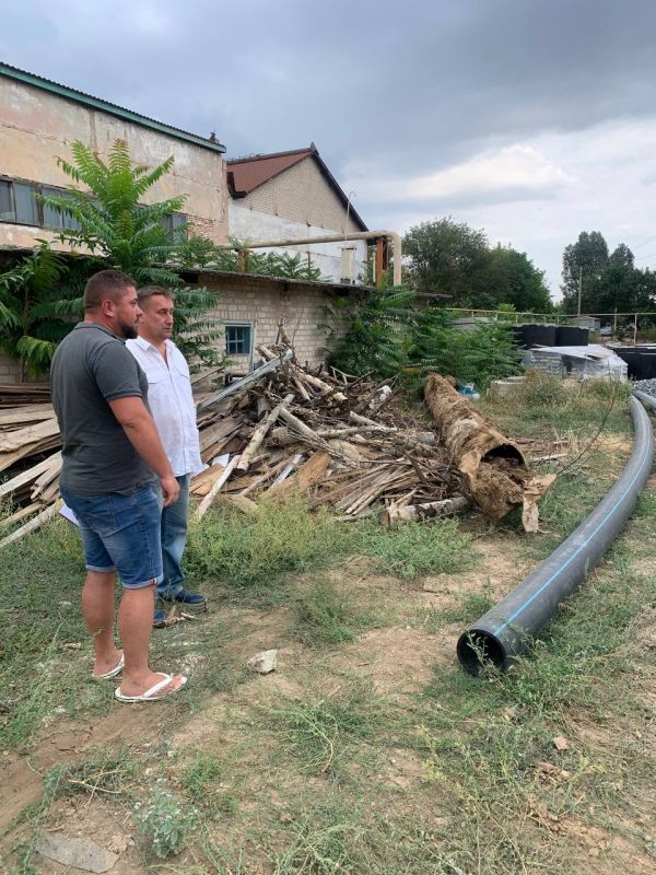 В Акимовском округе началась масштабная реконструкция канализационной насосной станции КНС-3