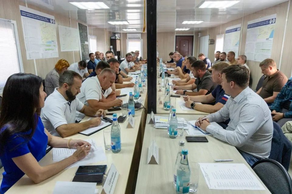 Федеральные дорожники проинспектировали ход работ на трассе Р-280 «Новороссия» в ДНР и Запорожской области