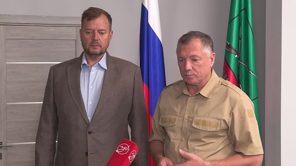 В Запорожской области прошло совещание по социально-экономическому развитию с участием зампреда правительства РФ Марата Хуснуллина и губернатора Евгения Балицкого