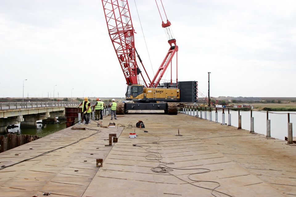 В Ростовской области на трассе Р-280 «Новороссия» стартовала активная стадия капитального ремонта моста через реку Миус