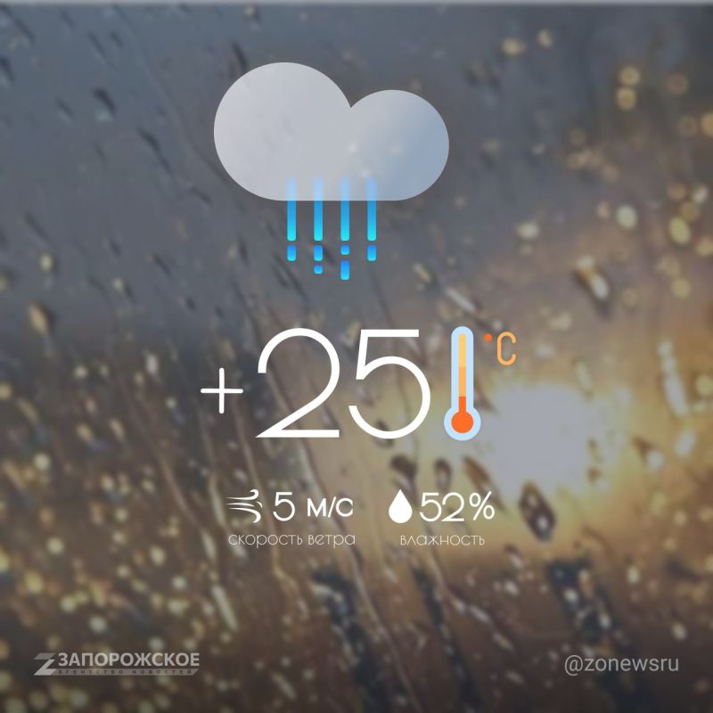 Преимущественно малооблачно будет в Запорожской области во вторник