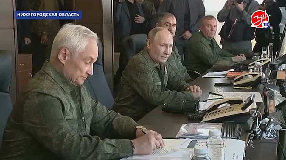 Владимир Путин принял участие в стратегических учениях «Запад-2025» в Мулино