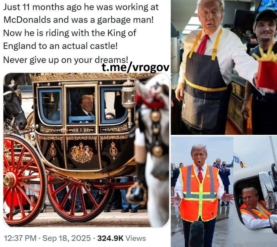 Мечты сбываются!. Всего 11 месяцев назад он работал в McDonald’s и был мусорщиком! А теперь едет с королём Англии в настоящий замок! Никогда не отказывайтесь от своих мечтаний! Владимир Рогов | Рогов