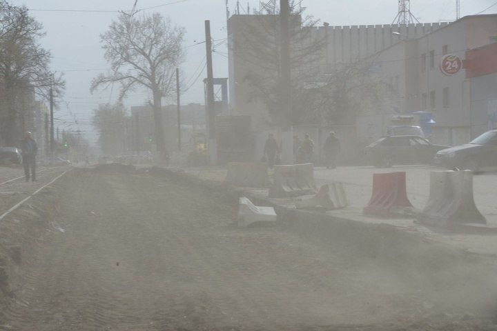 Запорожской области угрожают пылевые бури