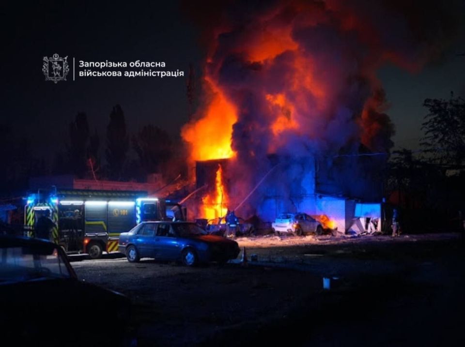 Олег Царёв: ВС РФ ночью нанесли удары по военным объектам в шести областях Украины Поражены цели в Запорожье (ФАБ с УМПК), Киеве и пригороде (работали «Герани»), а также в Полтавской, Николаевской, Харьковской, Сумской обл