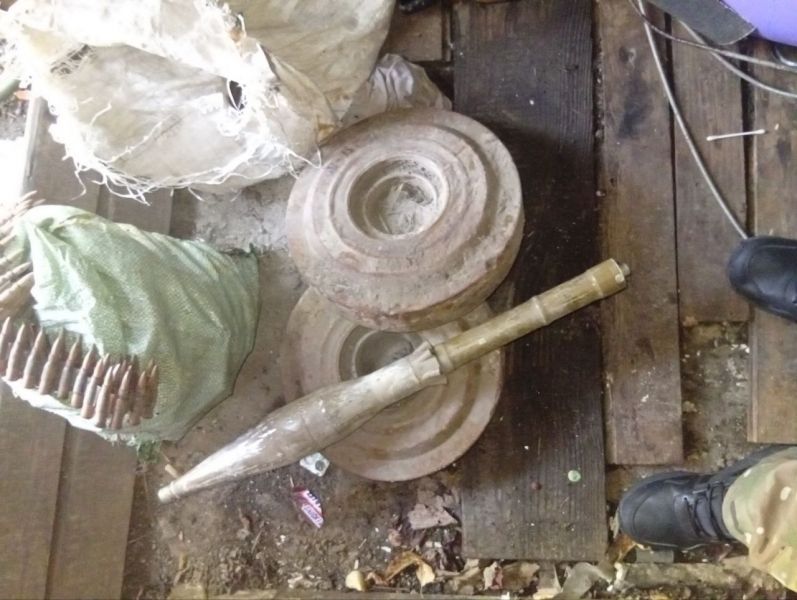 Сотрудниками Запорожской полиции выявлен тайник с боеприпасами