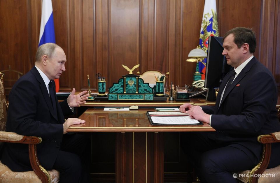 Путин встретится с губернатором Запорожской области