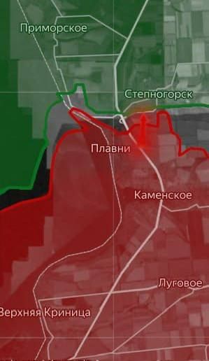 «На Запорожском направлении российские войска продвигаются в южной части Приморского
