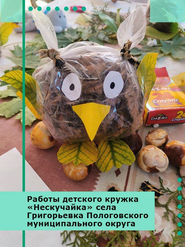 Работы детского кружка «Нескучайка» села Григорьевка Пологовского округа