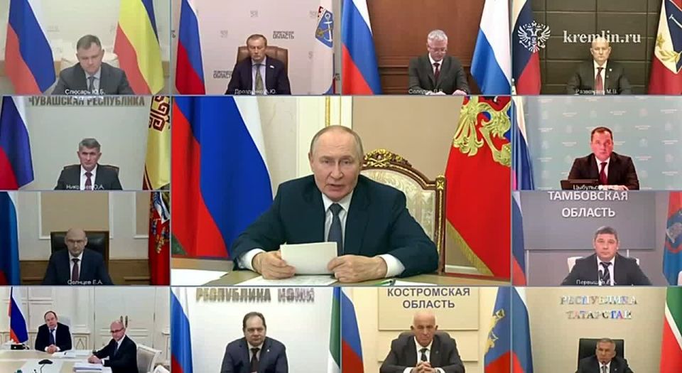 Президент России Владимир Путин: Время героев – время служить России