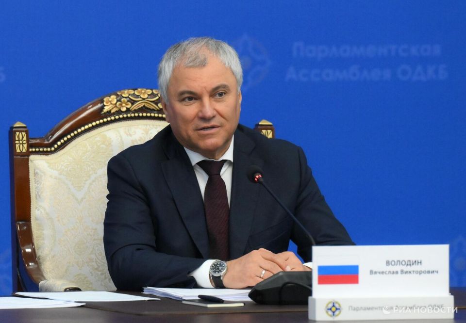 Володин поздравил Донбасс и Новороссию с Днем воссоединения