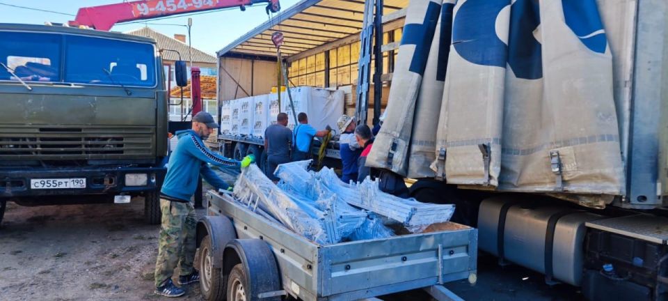 Аварийно-восстановительная бригада из Ингушетии создает резерв для восстановления Молочанска