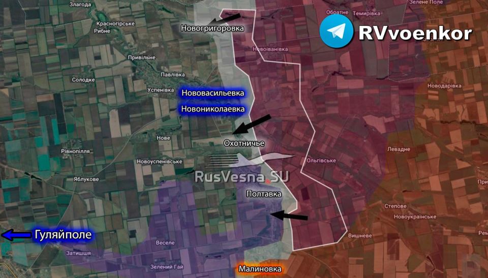 Армия России продвигается в Запорожской области