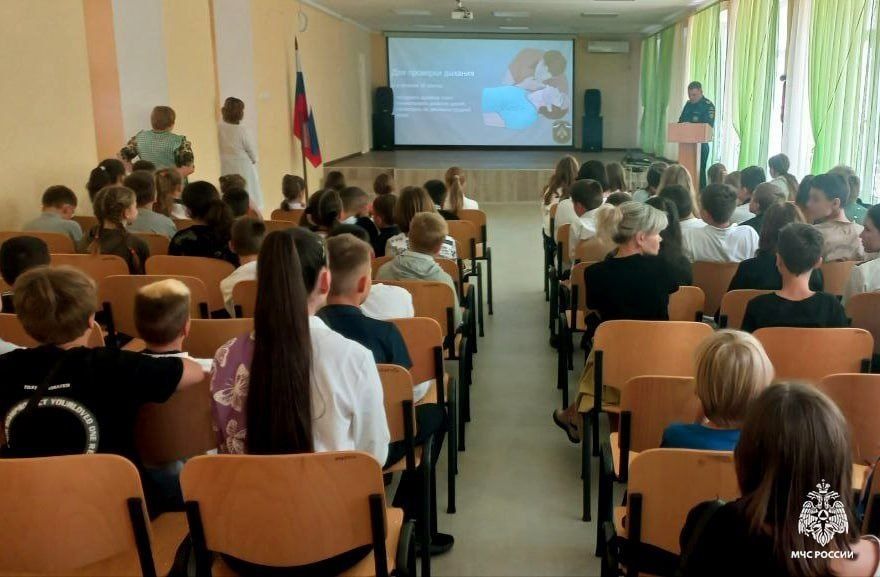 Работники Центра государственной инспекции по маломерным судам МЧС России провели открытые уроки в школах Бердянска и Приморска