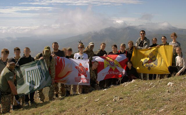 Кадеты Росгвардии из Запорожья прошли тропами крымских партизан