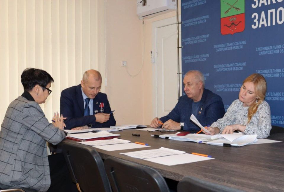 Состоялось заседание Комитета Законодательного Собрания Запорожской области по государственному управлению и местному самоуправлению