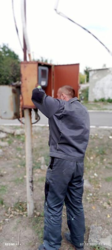 Аварийная бригада из Ингушетии восстановила уличное освещение на центральной улице Молочанска