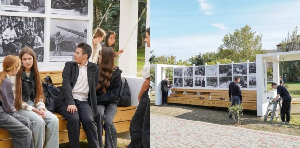 В Мелитополе открылась фотовыставка «Театральная площадь» — проект о роли театра в годы Великой Отечественной войны, реализованный при поддержке Министерства культуры РФ и Музея обороны Севастополя