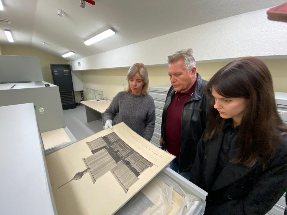 Музей «Кижи» посетили гости из музея Дома культуры «Горняк» города Днепрорудный