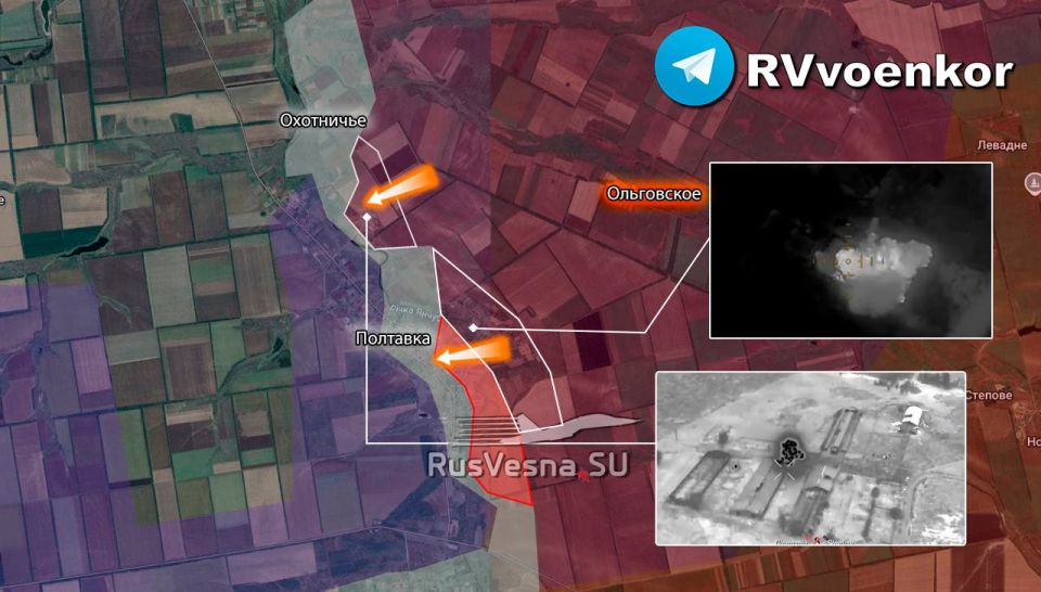 Армия России заняла центр Полтавки, продвигаясь в Запорожской области