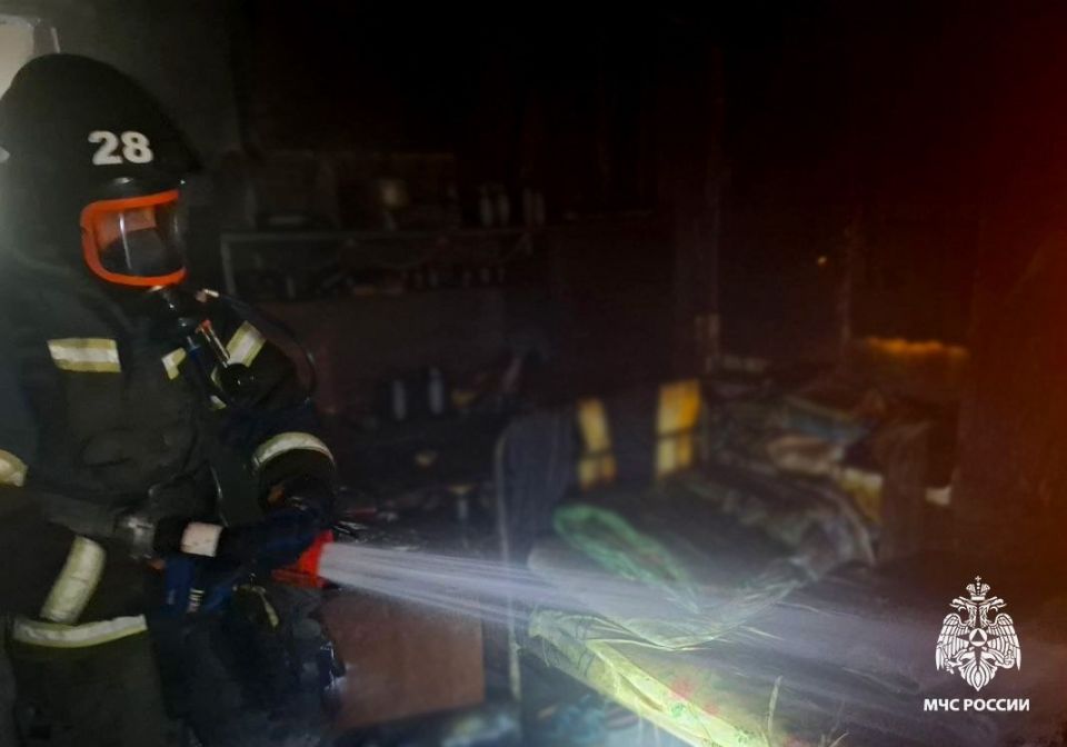 В Приморском районе на пожаре погиб мужчина