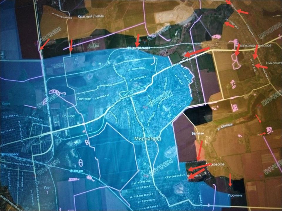 Юрий Котенок: Покровское (Красноармейское) направление