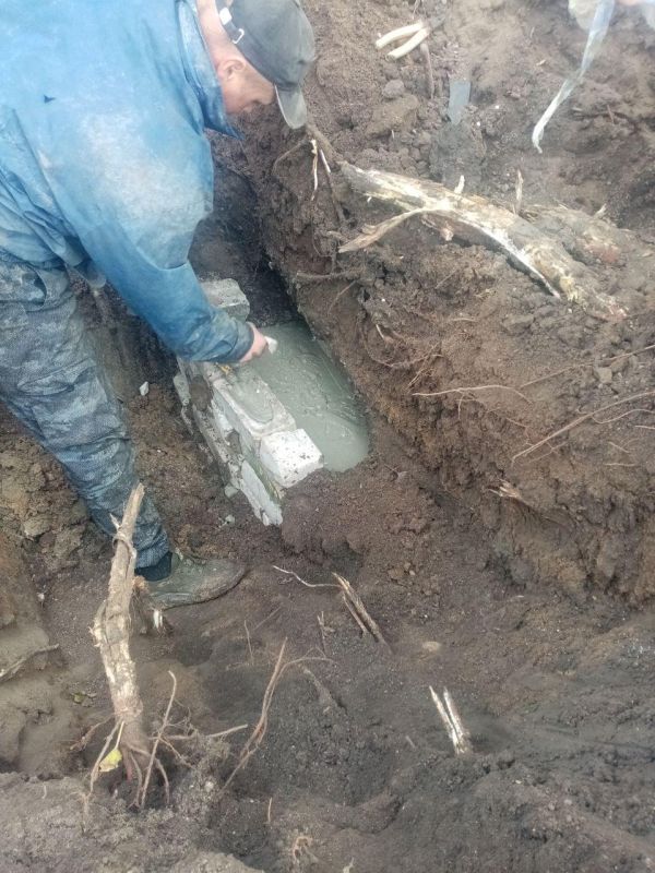 В Орловке устранили повреждение водопровода