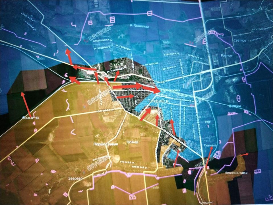 Юрий Котенок: Покровское (Красноармейское) направление