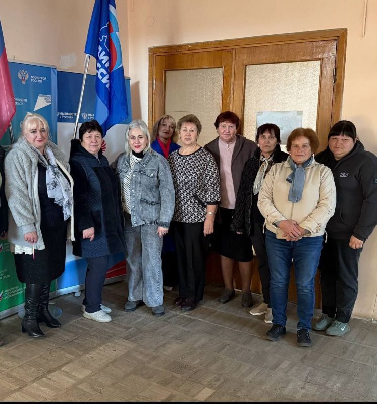 Токмакское местное отделение партии «Единая Россия» провело заседание первичных отделений по вопросам работы с жителями и подготовки к выборам