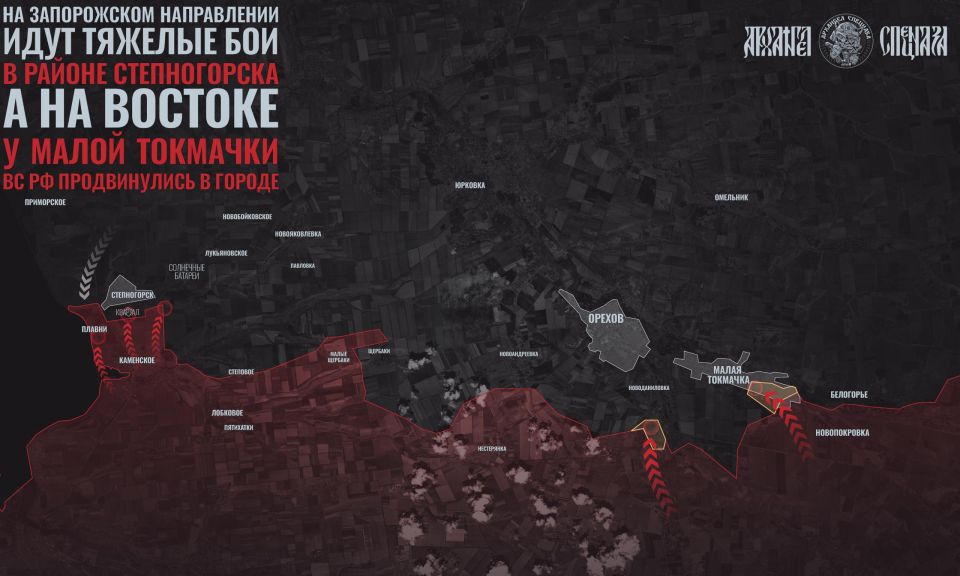 Продвижение в Малой Токмачке