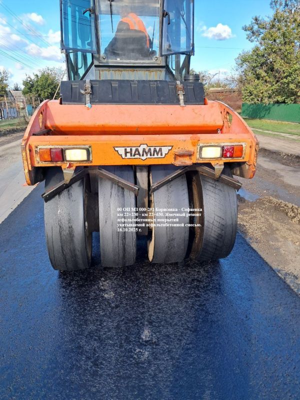 Ямочный ремонт продолжается в Запорожской области